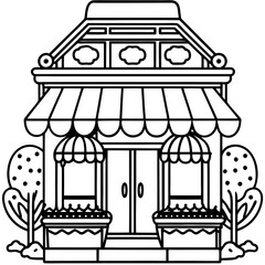 ancient greek temple vector