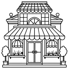 ancient greek temple vector