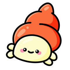 doodle cute sea and ocean animals whale, narwhal, starfish,marine plants,shell,octopus