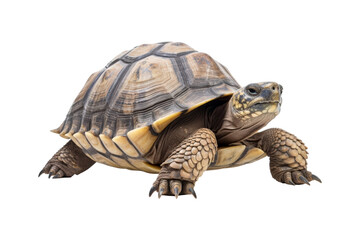 Naklejka premium close up of a turtle, appropriate for use in publications on nature, education, and pet care