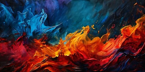 Fototapeta premium abstract painting art