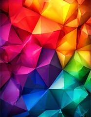 Fototapeta premium colorful poly