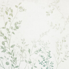 Delicate watercolor botanical digital paper floral background in soft basic nude beige tones