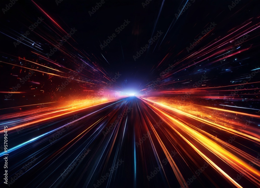 Poster abstract speed motion lines background