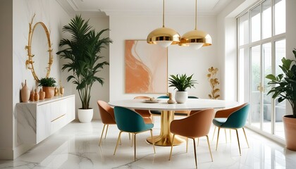 Photo interior modern design room 3d illustration