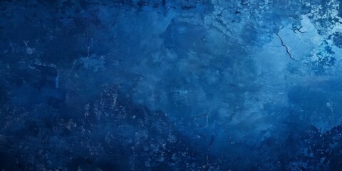 blue wall with small hole in it