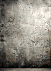 Obraz premium room with concrete wall and wooden floor