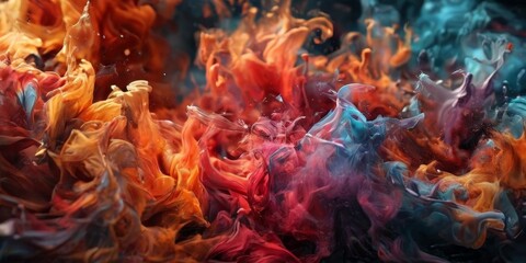 colorful smoke background