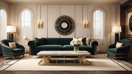Living room in a very exclusive style