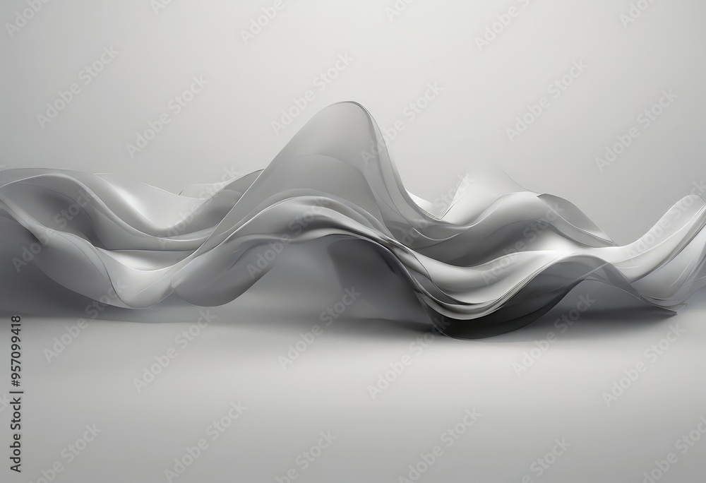 Aufkleber abstract background with smooth lines and waves