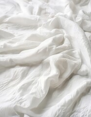 Obraz premium white bed with comforter