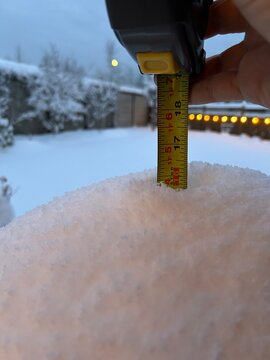 15 Inches of Snow
