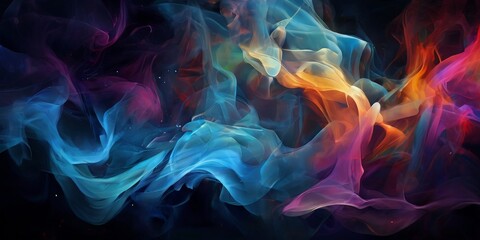 Fototapeta premium colorful smoke wallpapers hd
