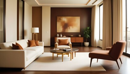 Photo interior modern design room 3d illustration