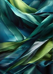 Obraz premium abstract background with green and blue colors