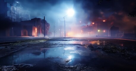 puddle in the street