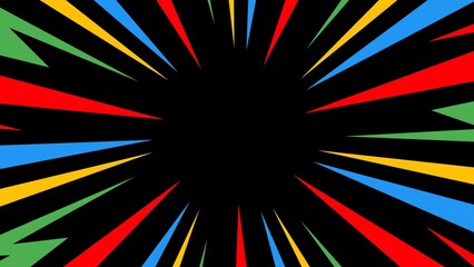 Fototapeta premium Abstract background of broken lines and lightning