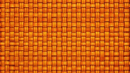 Vibrant orange background with intricate, woven texture resembling a rustic, earthy fabric, evoking warmth and coziness, perfect for autumnal or citrus-themed designs.