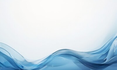 Obraz premium abstract blue wave background