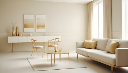 Photo interior modern design room 3d illustration