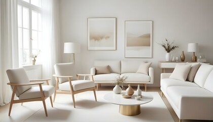 Photo interior modern design room 3d illustration