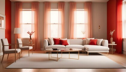 Photo interior modern design room 3d illustration