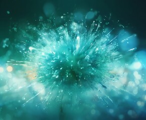Fototapeta premium abstract blue explosion background