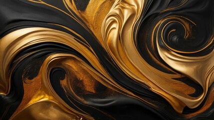Vibrant abstract background with colors dancing on the canvas