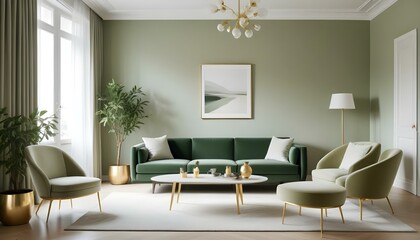 Photo interior modern design room 3d illustration