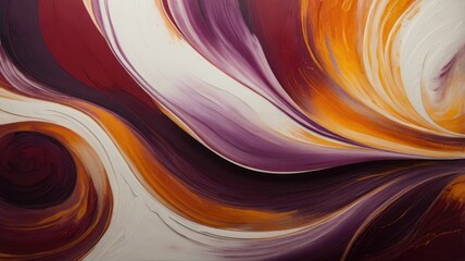 Vibrant abstract background with colors dancing on the canvas