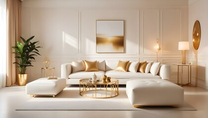 Photo interior modern design room 3d illustration
