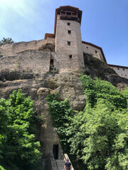 Fototapeta premium old castle in the mountains