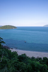 view of the sea and mountains