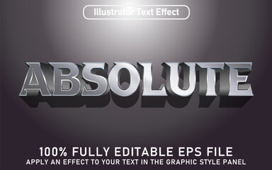 EDITABLE ABSOLUTE TEXT EFFECT