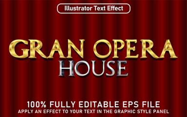 EDITABLE GRAND OPERA HOUSE TEXT EFFECT