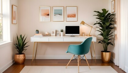 Photo interior modern design room 3d illustration