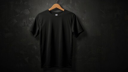 Free photo New t-shirt mockup with copy space on gray background	
