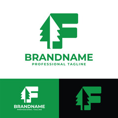 Letter F Tree Logo, for any Environmental Brands with F initial