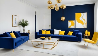 Photo interior modern design room 3d illustration
