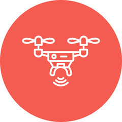 Drone Vector Icon Design