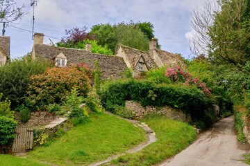 View from footpath of the famous picturesque Arlington Row Weave