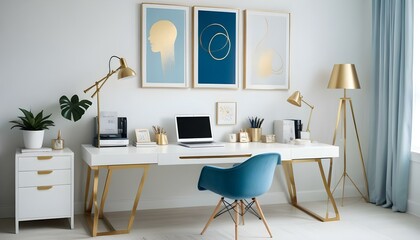 Photo interior modern design room 3d illustration