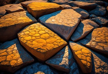 detailed examination intricate stone patterns vibrant textures showcasing unique designs natural beauty, color, surface, nature, craftsmanship, artistry