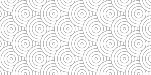 Overlapping creative diamond circle abstract white and gray pattern background with waves texture. geometric digital fabric pattern circles floral and spiral round lapping blue retro background.