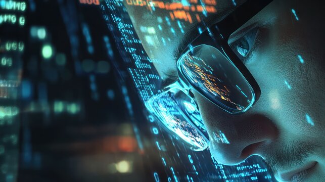 Cyberpunk Portrait: The Digital World