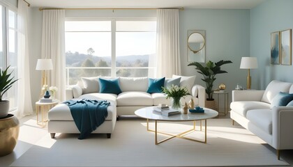 Fototapeta premium Photo interior modern design room 3d illustration