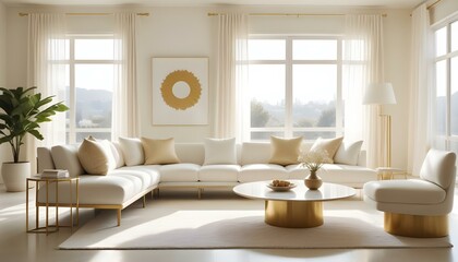 Photo interior modern design room 3d illustration