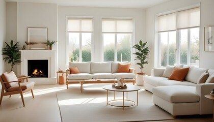 Photo interior modern design room 3d illustration