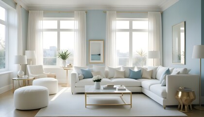 Fototapeta premium Photo interior modern design room 3d illustration