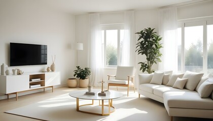 Fototapeta premium Photo interior modern design room 3d illustration